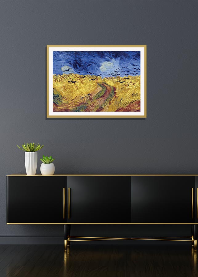 013fa_vp Vrane iznad polja žita - Slika 1