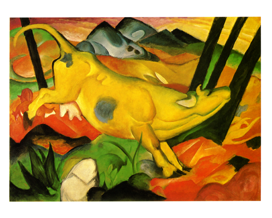 067fa_50x40v Žuta krava - Slika 1