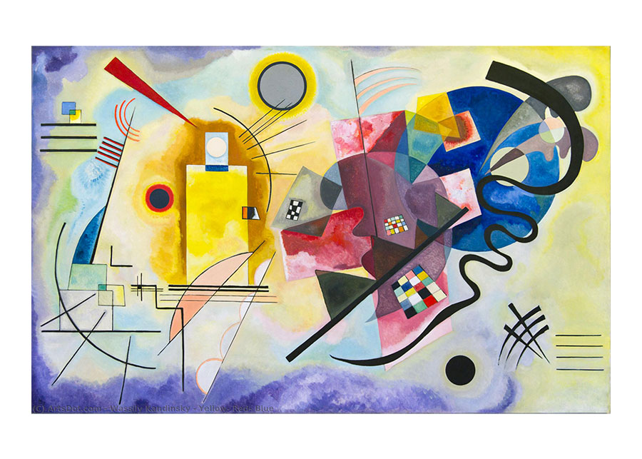 074fa_v50x70 Žuta crvena plava - Slika 1