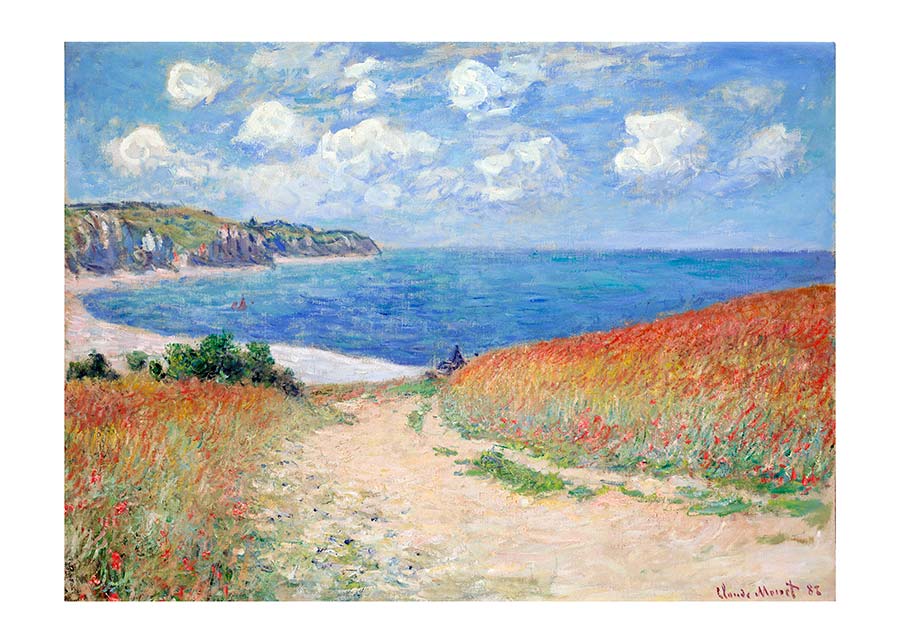 099fa_v2 Ceste u polju žita u Pourvilleu - Slika 1