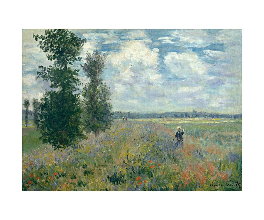 plakat Monet Polje makova blizu Argenteuila - Slika 1