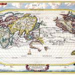 Karta svijeta, 1700. g.