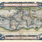 Karta svijeta, Ortelius 1570. g.