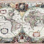 Karta svijeta, Hondius 1630. g.