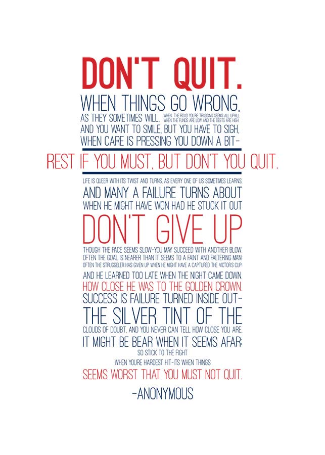 022af_v Dont't quit - Slika 1