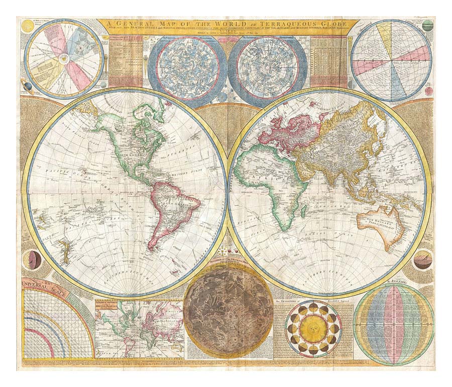 024ka_v Karta svijeta 1794. - Slika 1