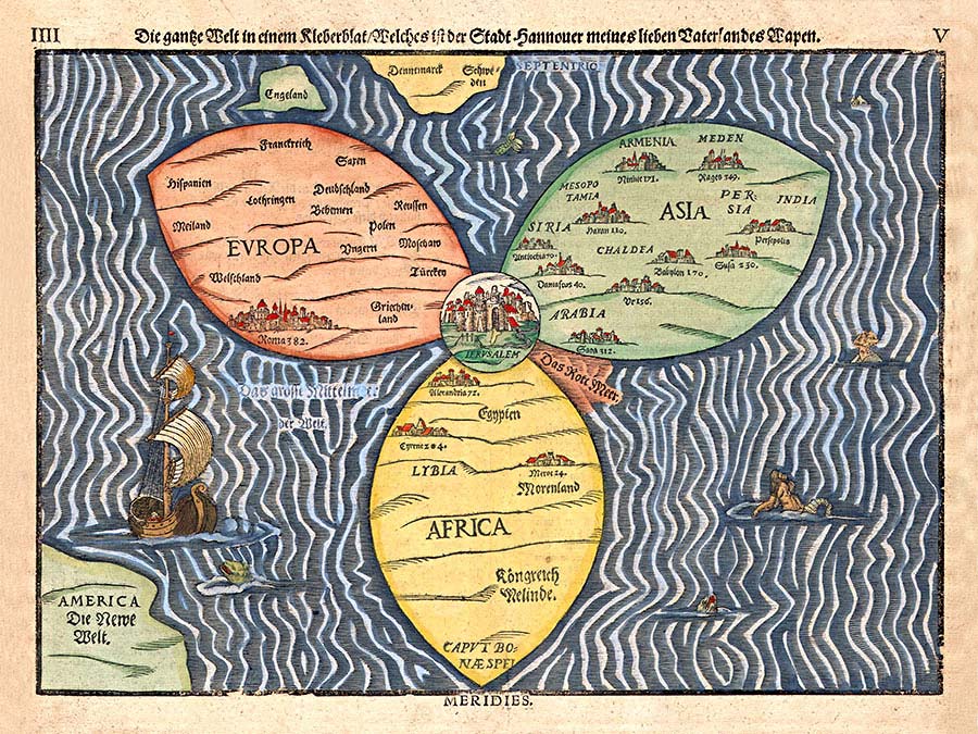 028ka_v Karta svijeta, 1581. - Slika 1