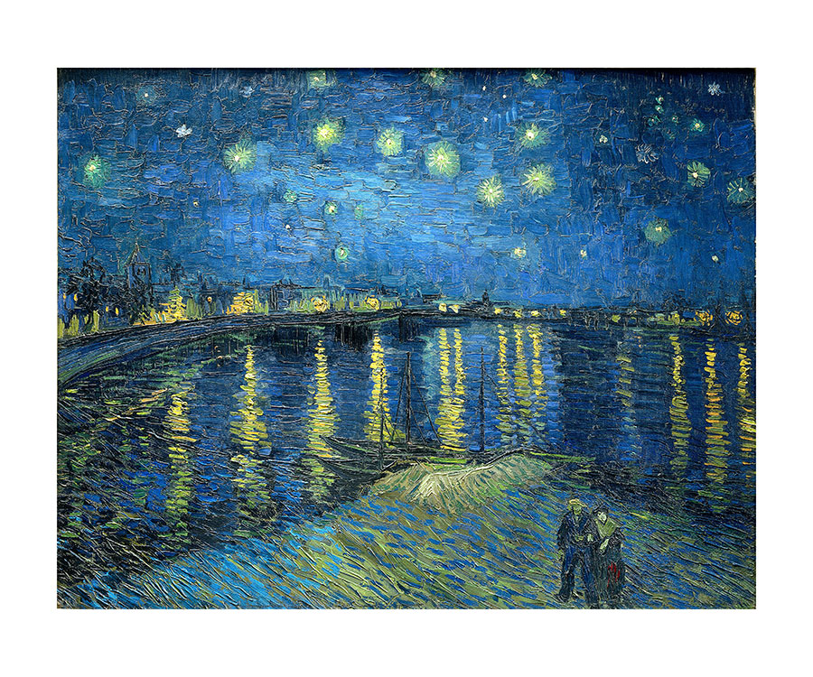 121fa_v Zvjezdana noć iznad Rhône - Slika 1