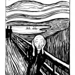 Krik, litografija 1895.