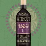 A meal without wine..