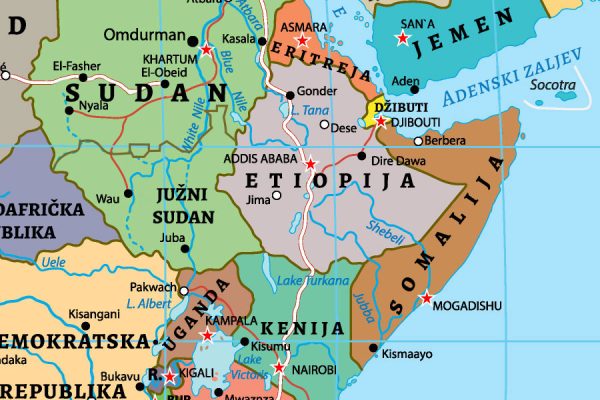 Karta svijeta politička (hrvatski ili engleski) - Slika 7