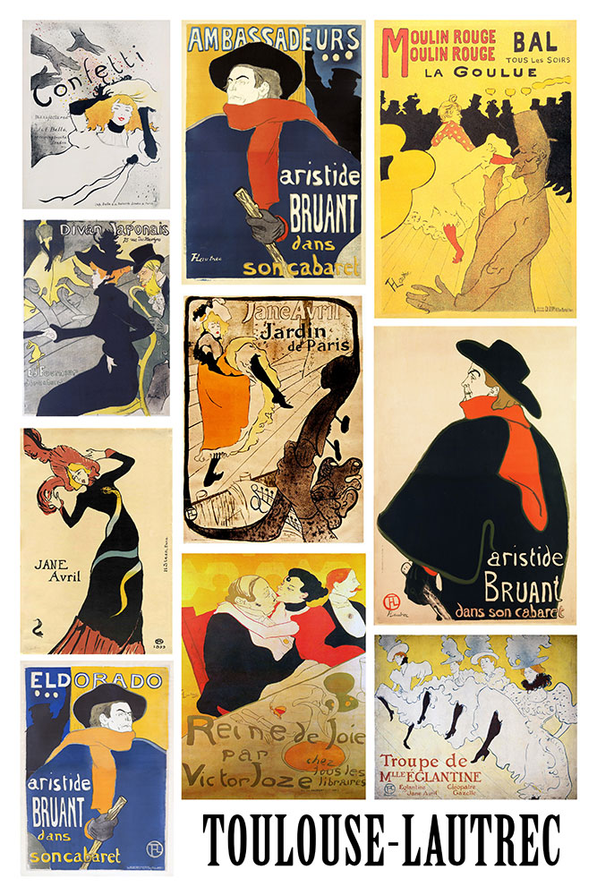 141fa_kolaz_v Toulouse-Lautrec kolaž - Slika 1