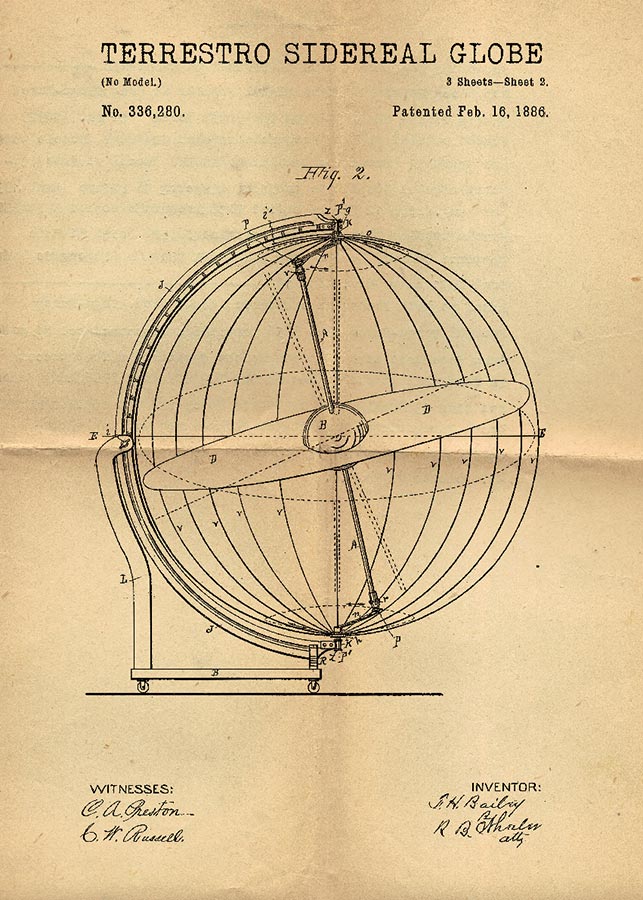 005pt-03 Patent, Terresto Globe - Slika 1