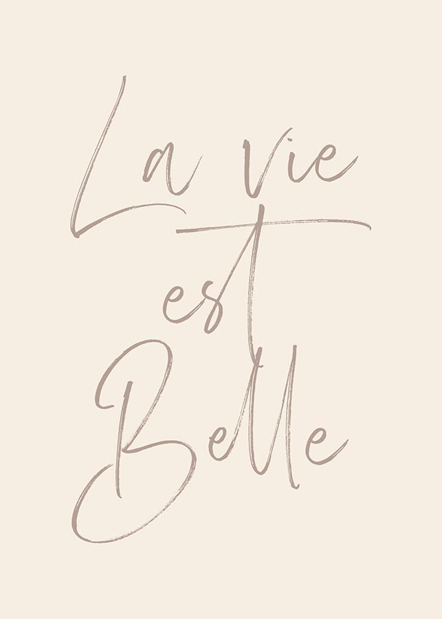 Print La vie est Belle - Slika 1