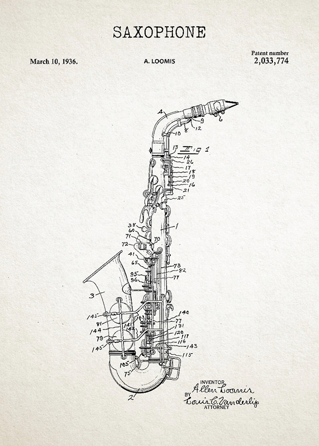 Patent, Saxophone