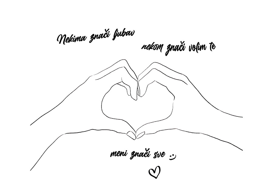 posteri plakati Meni znači sve - Slika 1