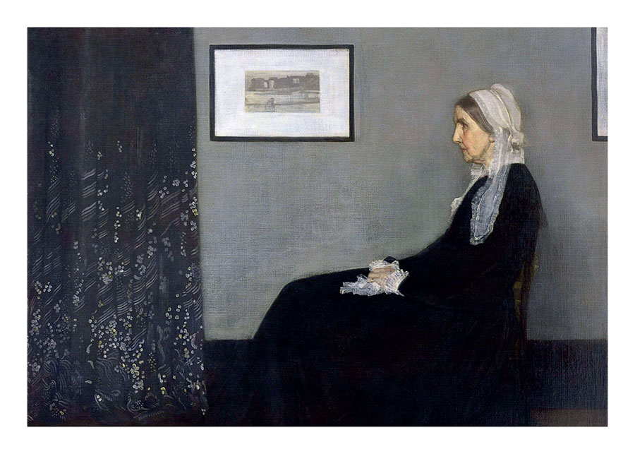 Aranžman u crnom i sivom: Whistlerova majka