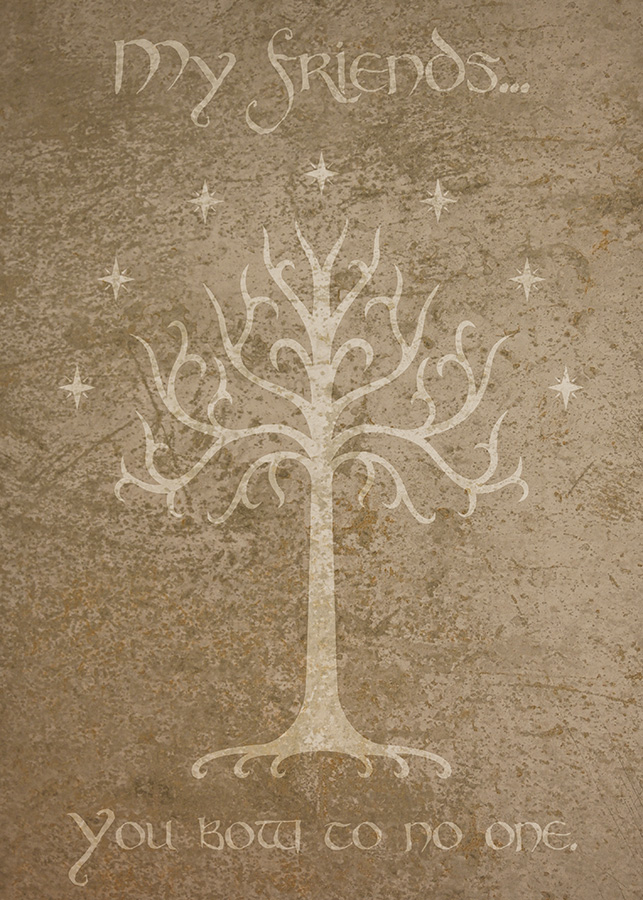 008fi_v My friends, you bow to no one, LOTR - Slika 1