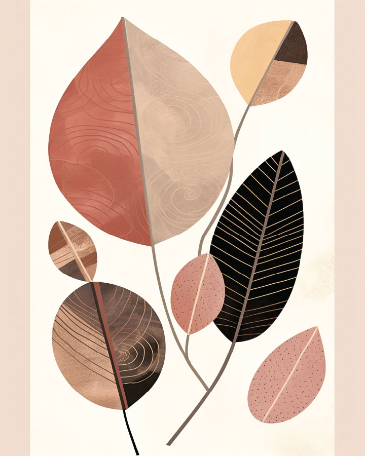 066IL-40x50 Zanimljivi listovi - Slika 1