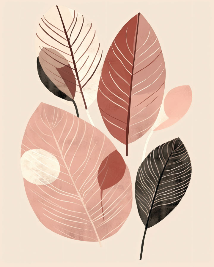 071IL-40x50 List na listu - Slika 1