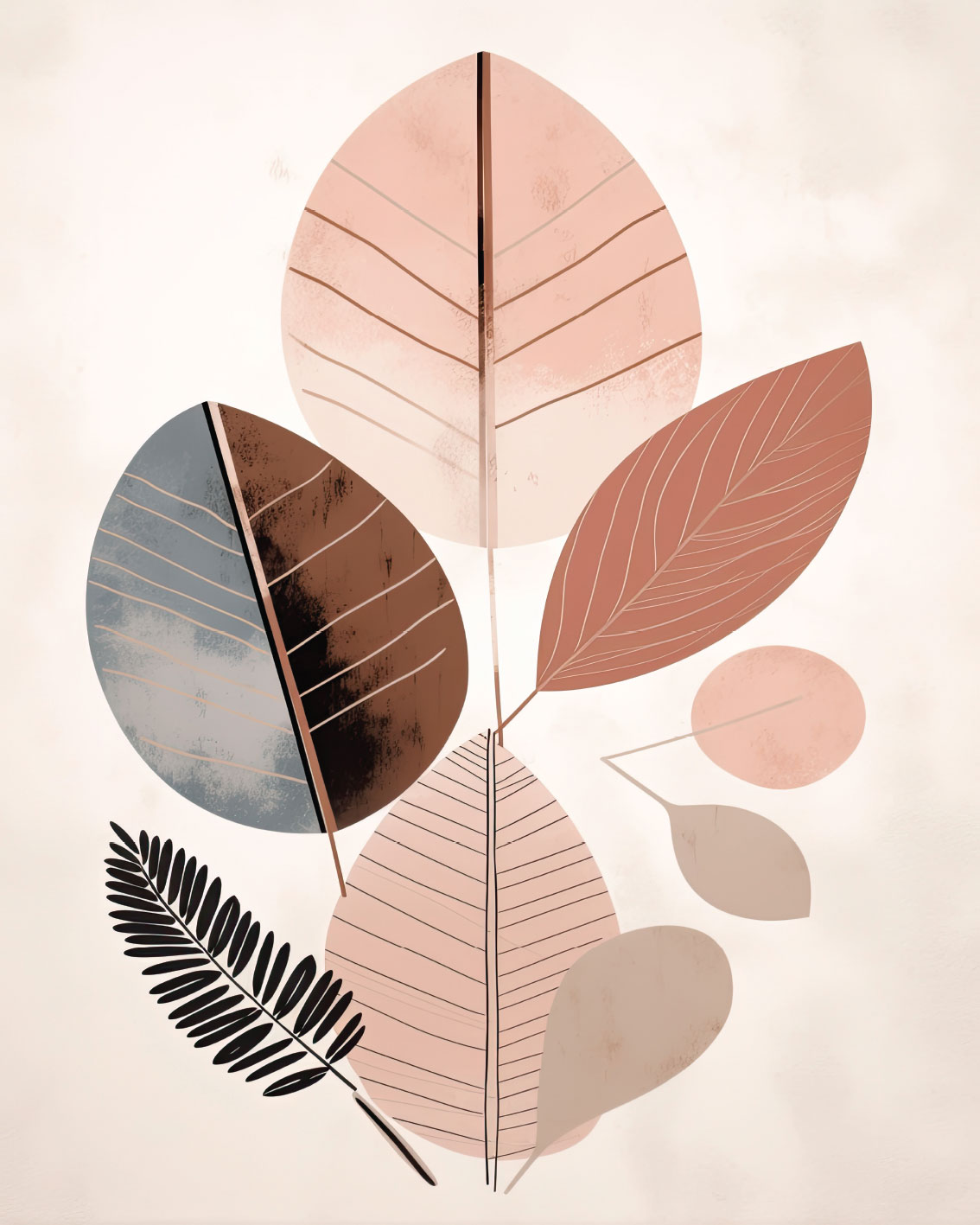 072IL-40x50 Veseli listovi - Slika 1