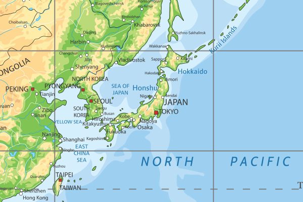 Karta svijeta geografska, države, uzvisine Mercatorova projekcija - Slika 5