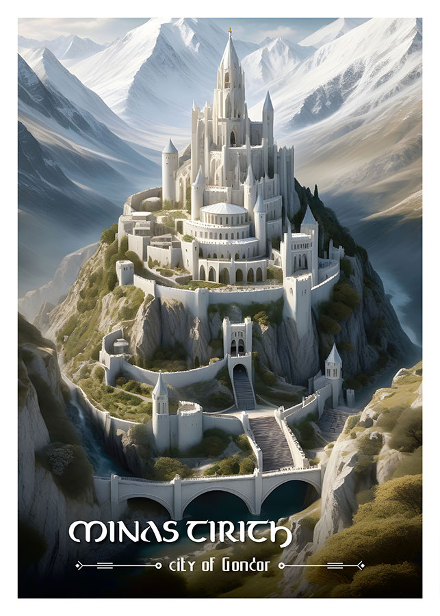 009FI-01v Gondor, Minas Tirith LOTR - Slika 1