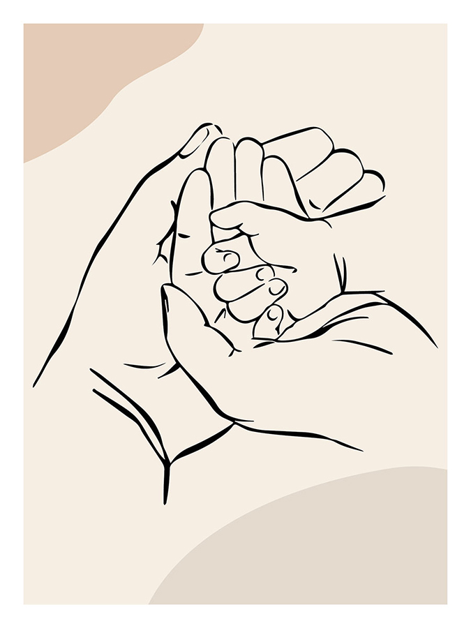 Print Tri ruke - Slika 1